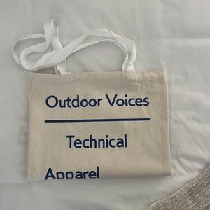 Brand New Outdoor Voices tote bag